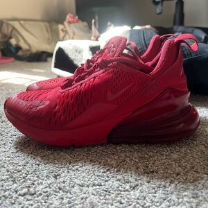 Red Nike Air Max 270